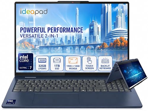 Lenovo IdeaPad 5 2-in-1 Convertible Laptop 16 Touchscreen