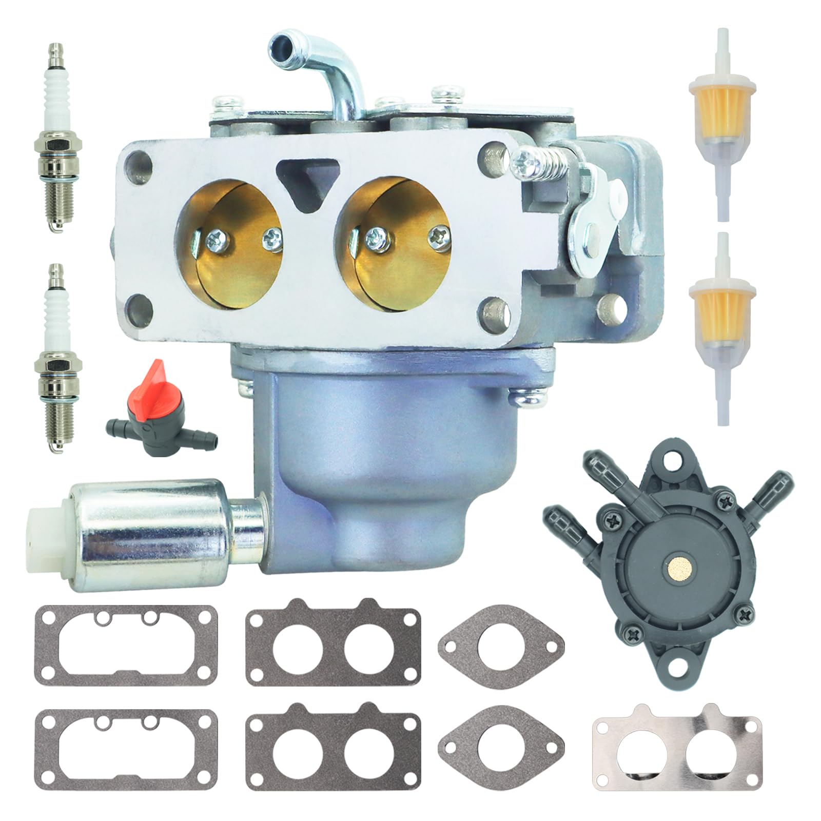 791230 Carburetor for BS 406777 407777 V-Twin 4 Cycle 20HP 21HP 23HP 24HP 25HP Vertical Engines with Fuel Pump Lawn Mower Replace # 799230 699709