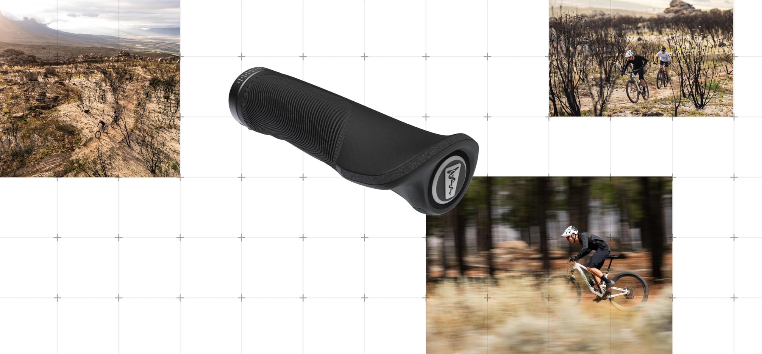 SQlab Trekking Griff 710 2.0, ergonomischer Fahrradgriff in schwarz, Größen S-L