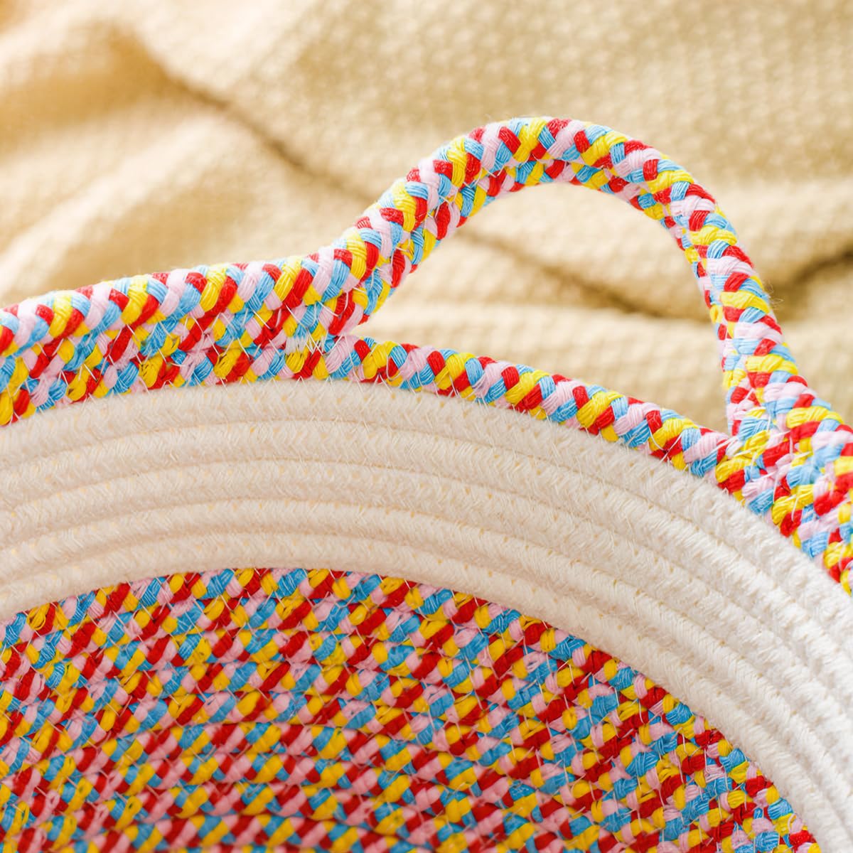 Panier pratique pour magazines et journaux pour votre maison - Idéal pour 2 boîtes de réception dans la salle de bain pour quatre personnes - Tricot à partir du casier - Dimensions : 25 x 25