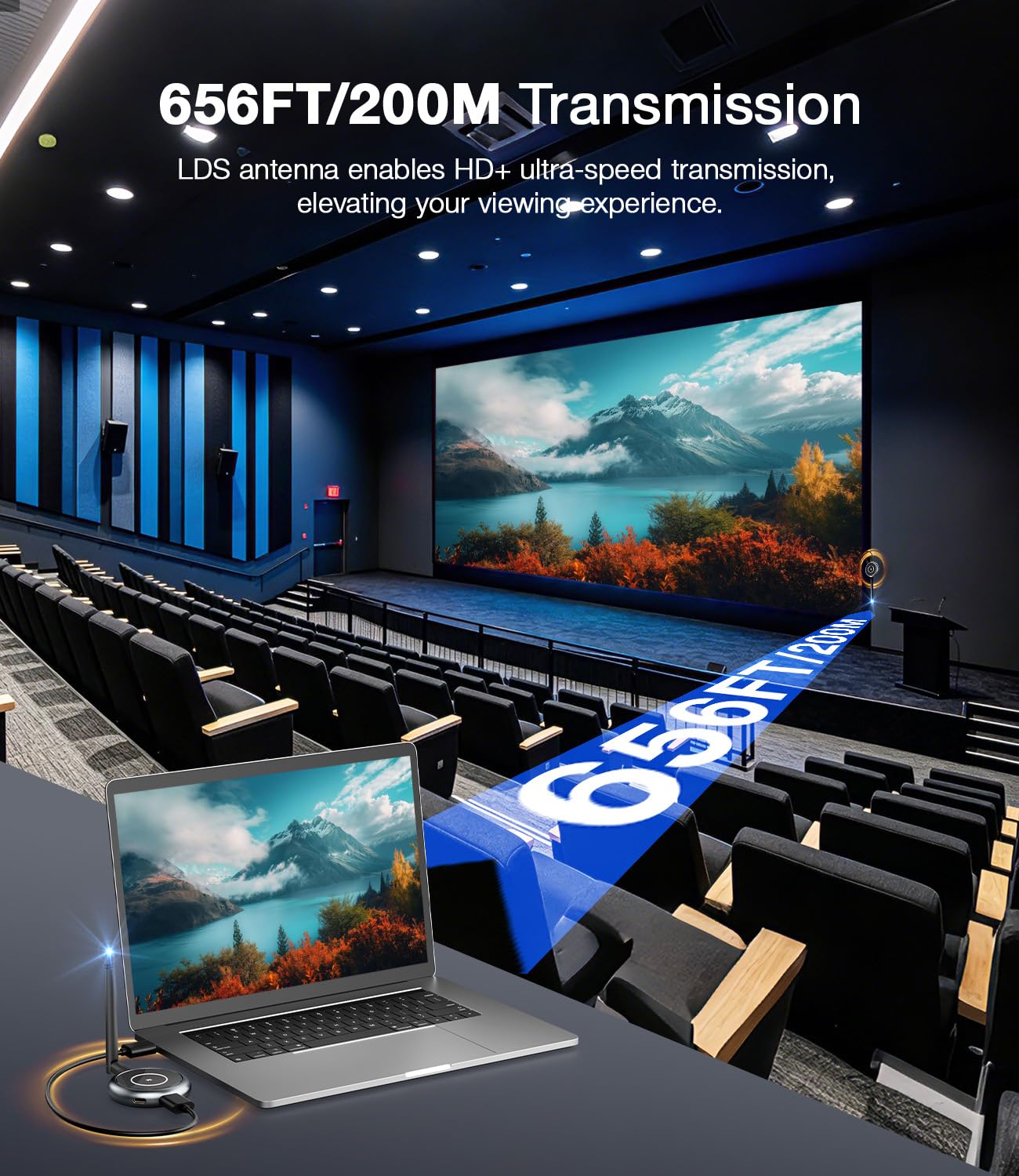 Amazon.co.jp: AIMIBO ワイヤレスHDMI 送受信機セット1TX+4RX : 家電