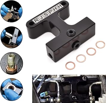 Fuel Filter Delete Fuel Filter Bypass Kit Compatible with 2003-2009 Dodge Ram 5.9 & 6.7 Cummins Diesel