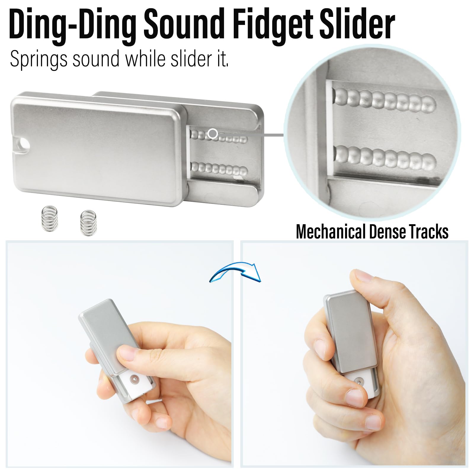 Amazon | FREELOVE メタルフィジェットスライダー Ding フィジェット