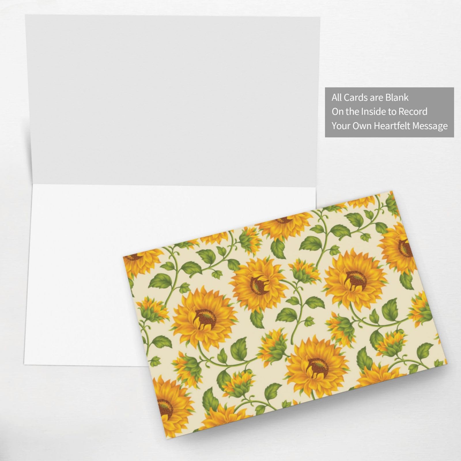 Auptiz Biglietto di auguri pop-up con cesto di girasoli, biglietto di auguri pop-up per il 40° compleanno, biglietto di auguri pop-up 3D con biglietto e busta per donne, madre moglie, 27x33 cm