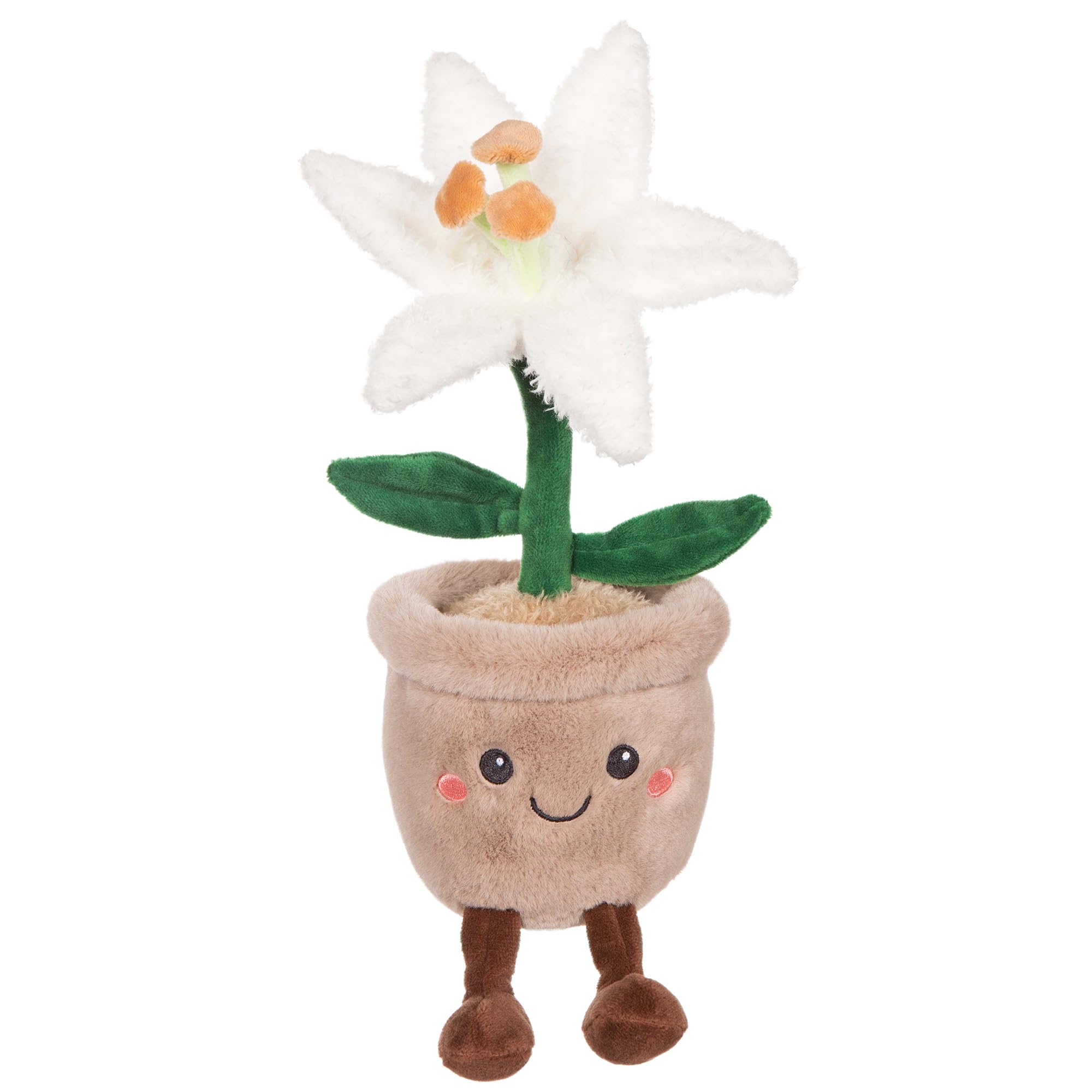 Gipsy Toys - Mimi Flowers - Peluche Flor – Rosa Roja con Maceta Crema - 24 cm - Idea Regalo Niños y Adultos - Peluche Kawaii - Suave y Lavable - Peluche Flor Positiva — view 9