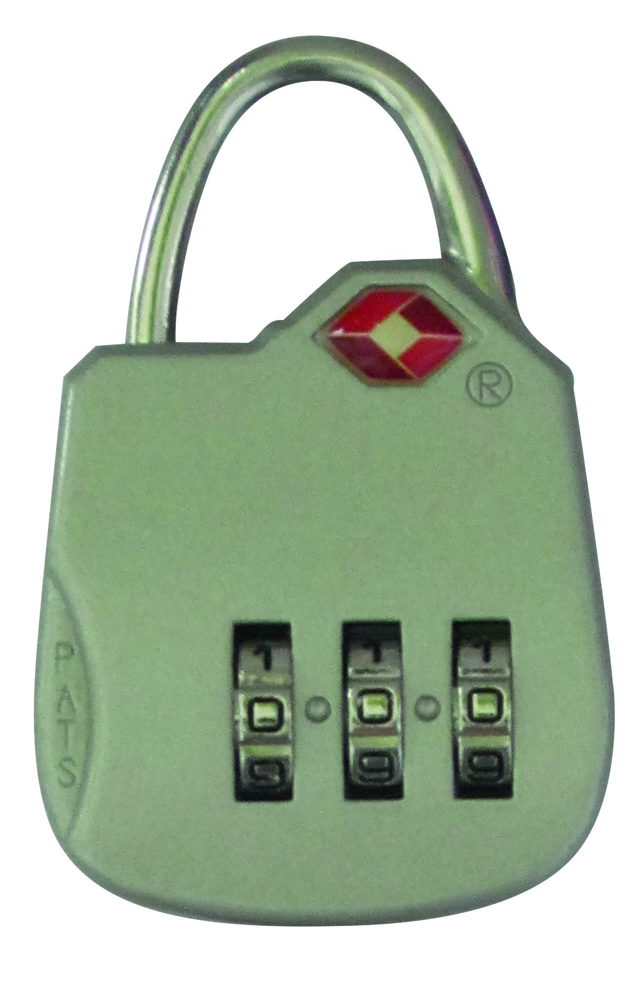 Rieffel RG257 SB Travel Pack Padlock with TSA Lock Silver