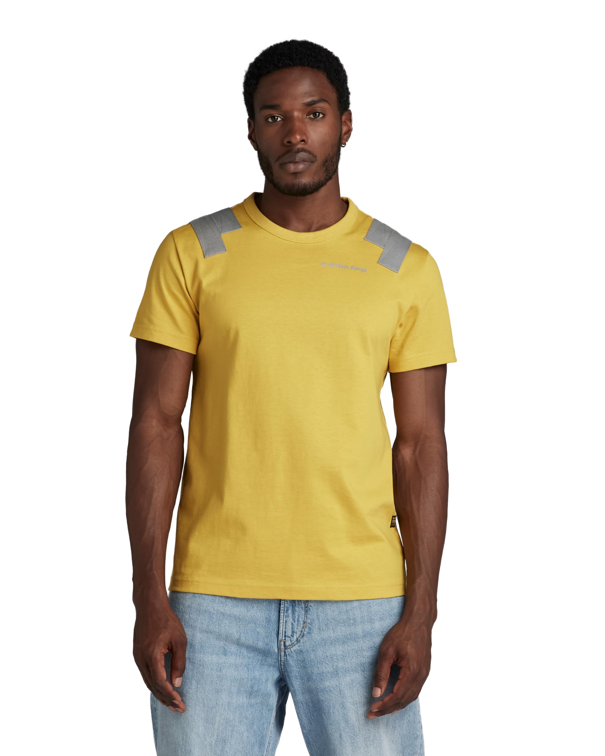 G-Star Men's Flight Deck T-Shirt, Yellow (dk lemon D24433-C336-348), XL