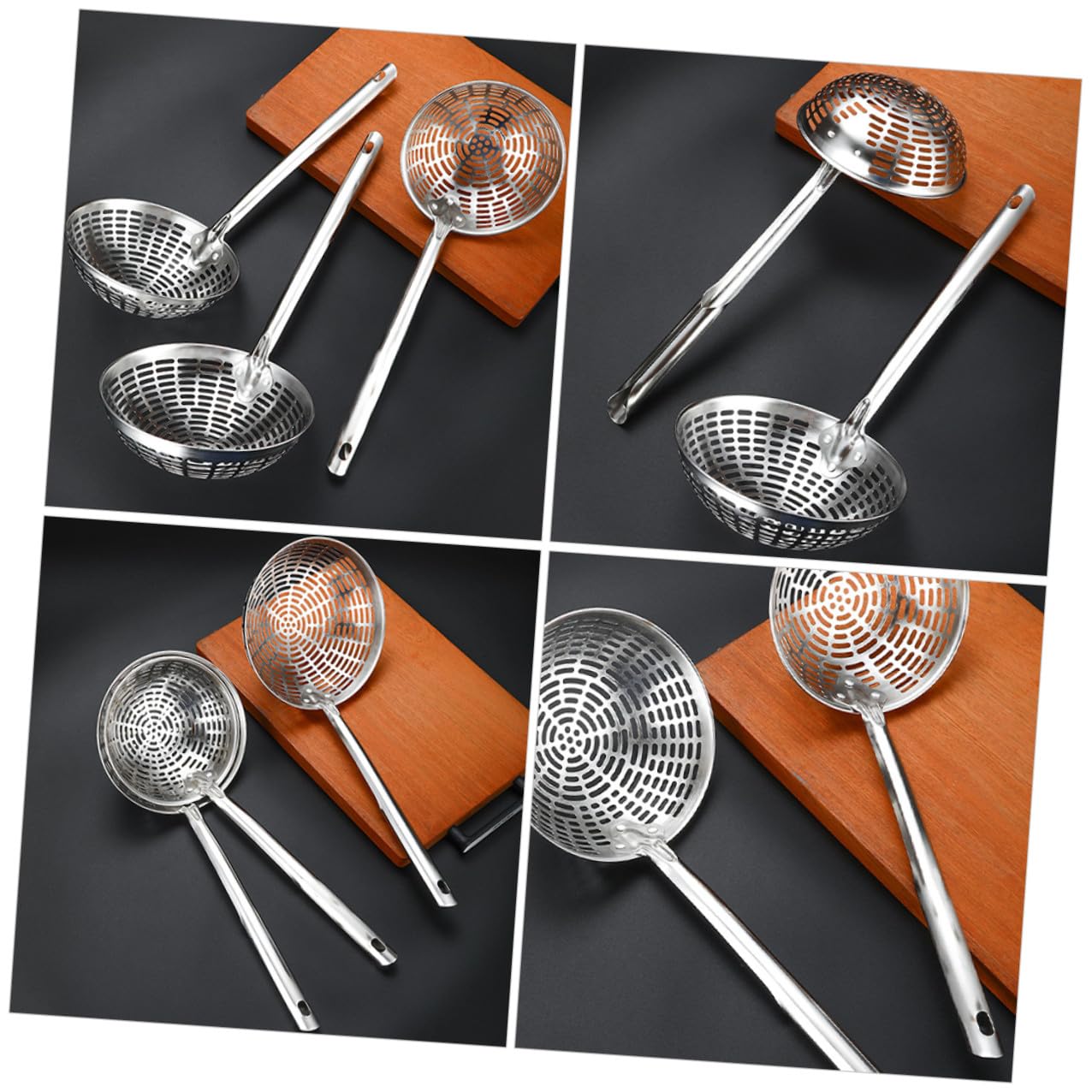 Cucharón Espumadero de Acero Inoxidable 1 Pieza para Colar Alimentos