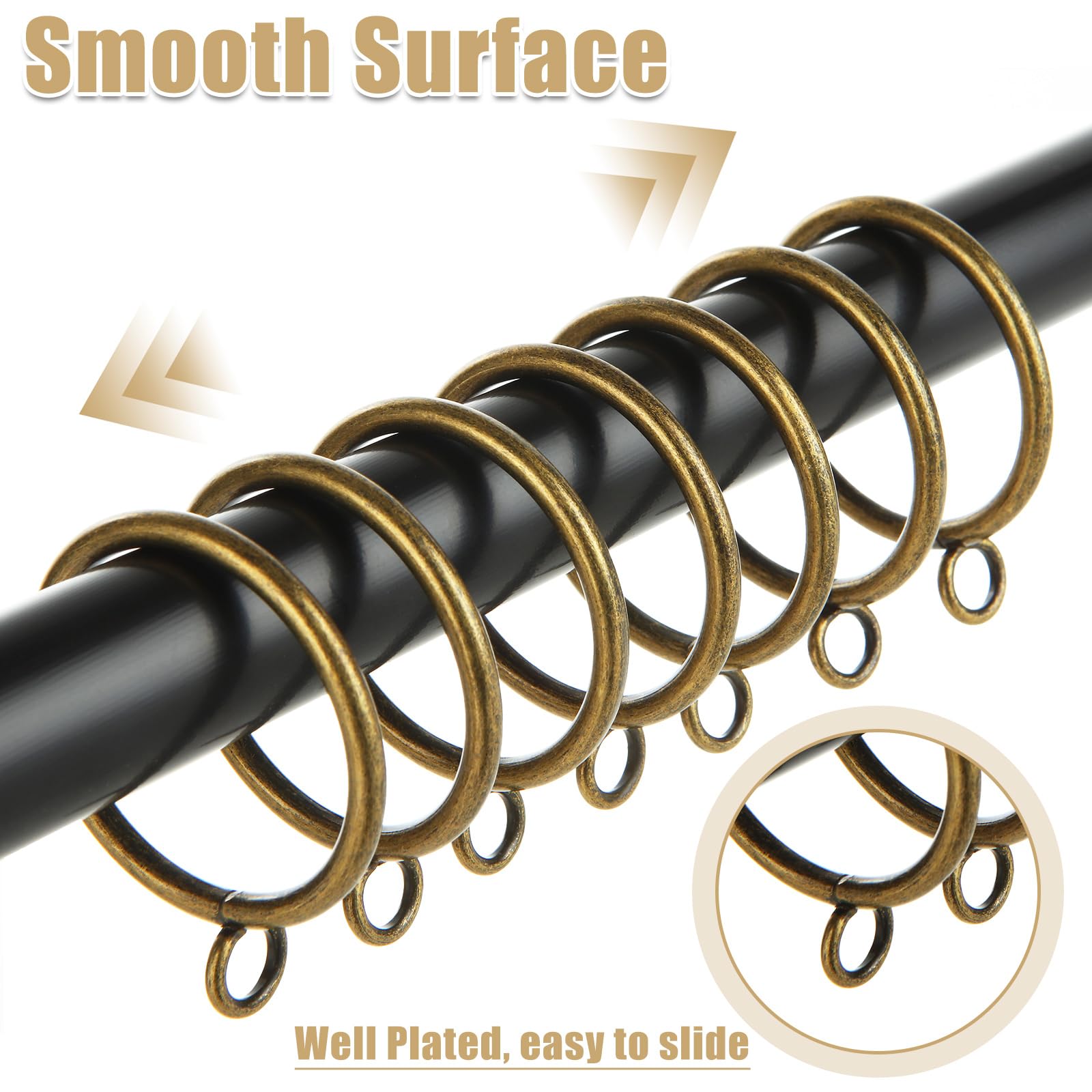 Anneaux De Rideau En Laiton Antique - Alibaba