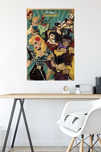 Miniatura 4 de Trends International DC Comics Bombshells - Póster de pared (22.375 x 34 pulgadas)