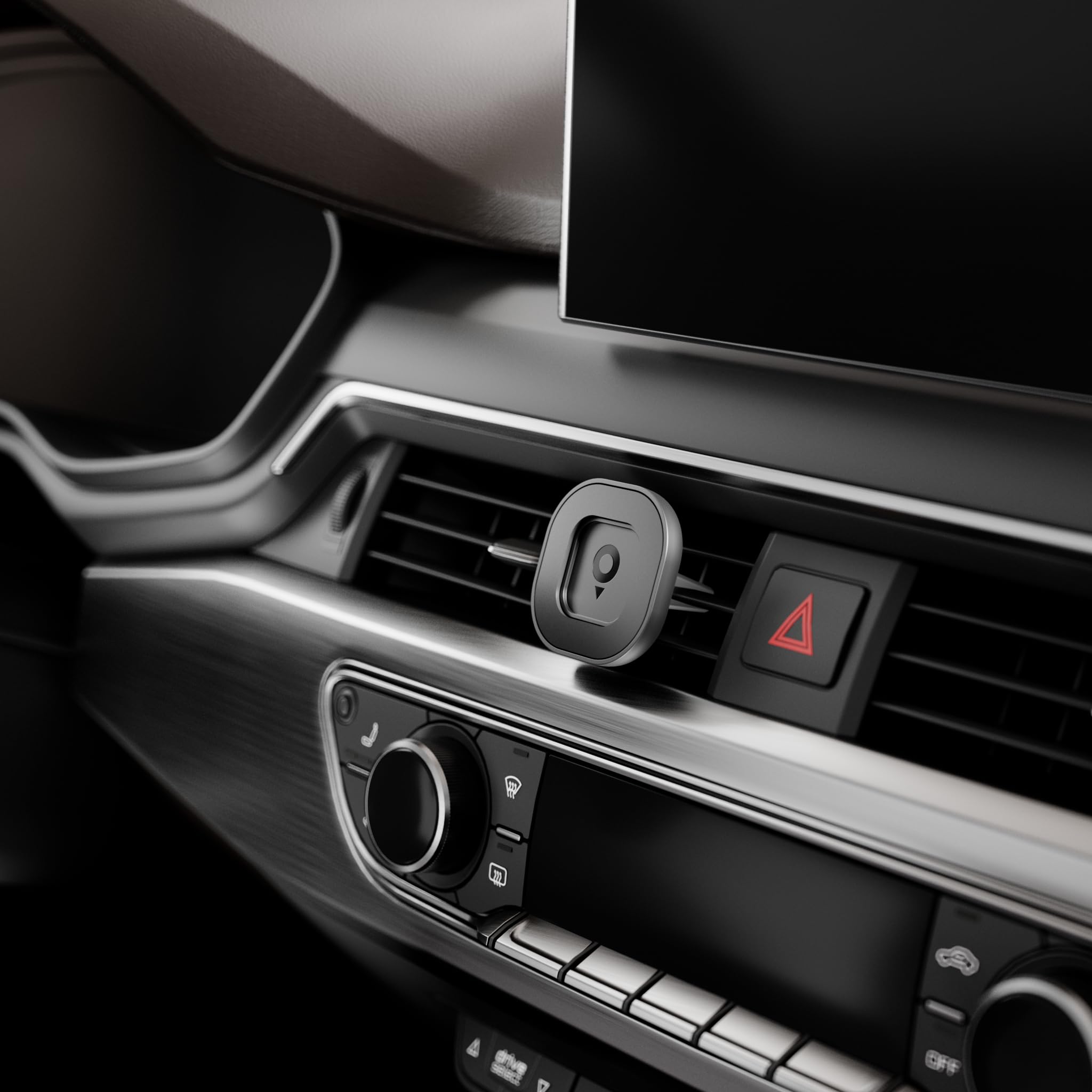 TomTom magnetyczny uchwyt do kratki wentylacyjnej stabilnie i bezpiecznie utrzymuje Twojego asystenta drogowego Tom