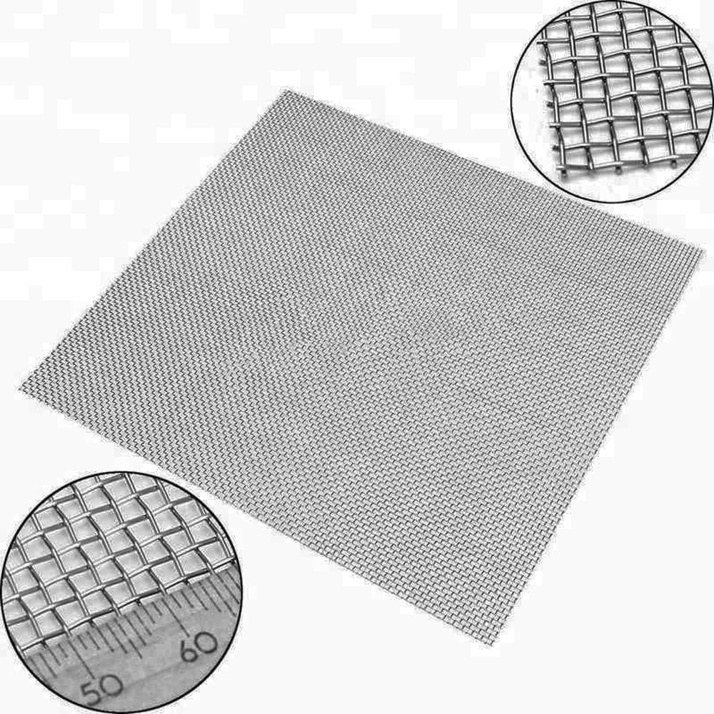 Malla de tungsteno de pureza, con tejido preciso, resistencia al calor, for uso industrial de laboratorio. 1 unidad(100x100 20Mesh)
