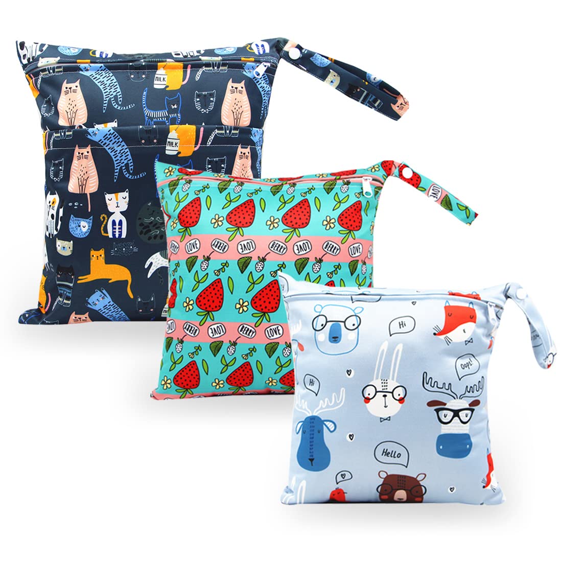 Wetbag Groß Für Kindergarten - Wasserdichte Nasstasche Mit Reißverschluss