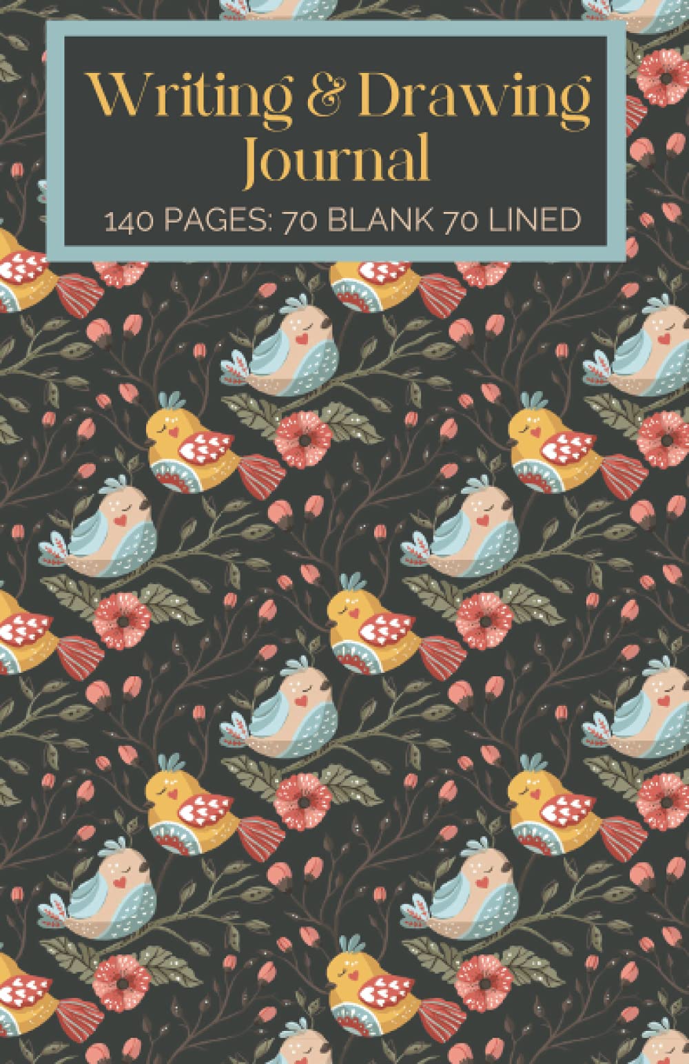 Writing & Drawing Journal: Dual Notebook with Alternate Blank and Lined Paper |