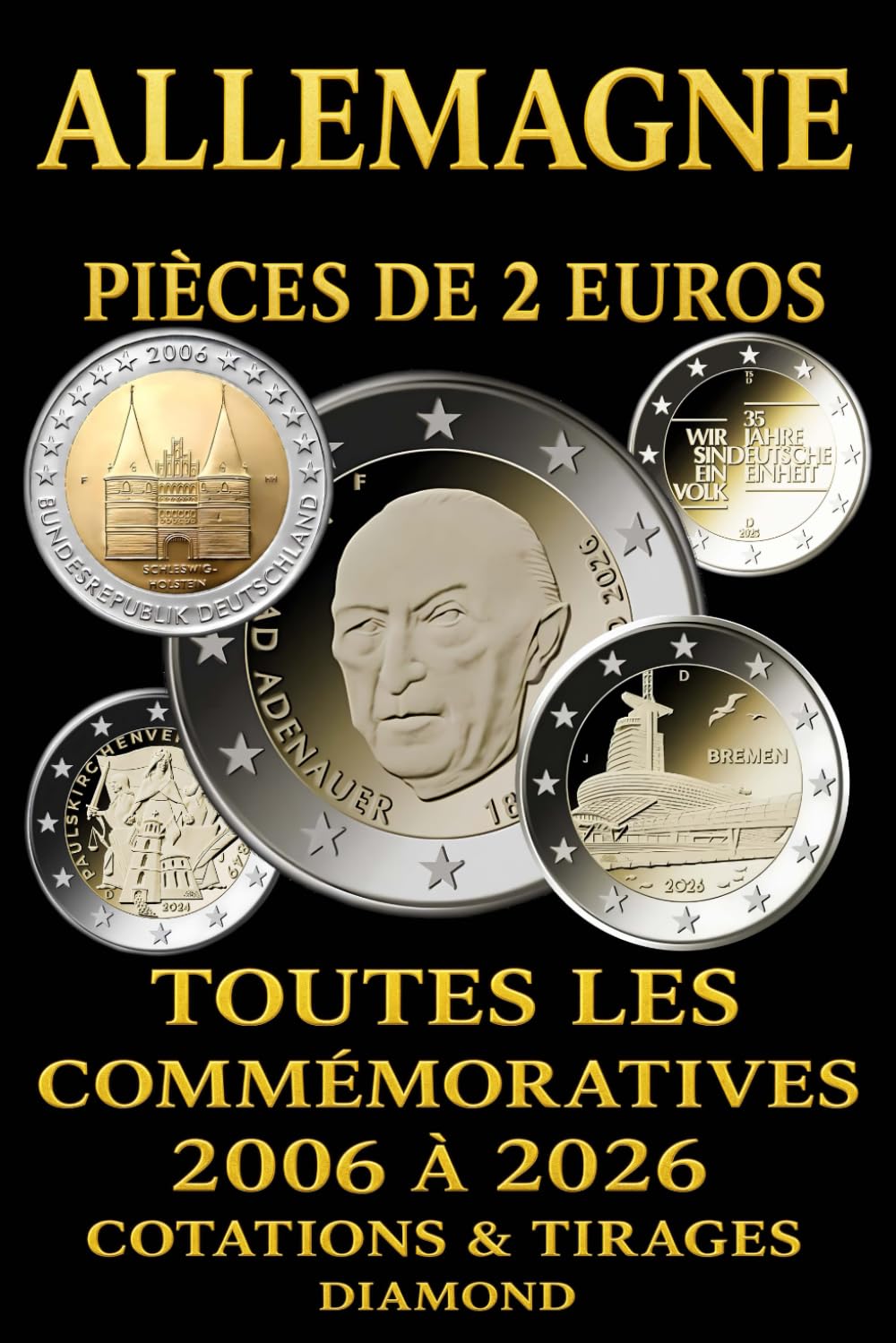 ALLEMAGNE – pièces de 2 euros : toutes les commémoratives 2006 à 2026, cotations & tirages (Numismatique, Monnaie, Pièces : Guide Complet 2026)