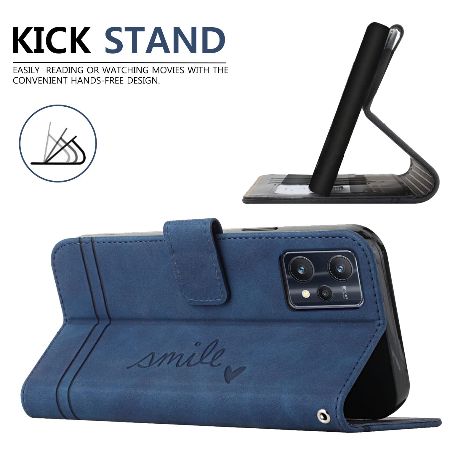 Cover In Pelle Per Oppo Find X5 – Portafoglio Con 3 Slot E Tasca, Chiusura Magnetica, Cavalletto, Viola Chiaro
