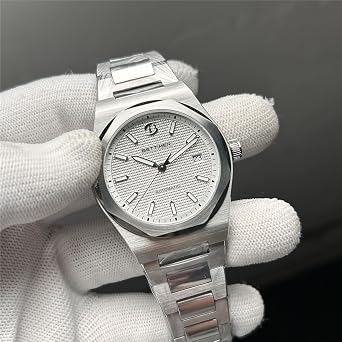 Mens Automatic Mechanical Watch PT5000 Movement Stainless Steel Waterproof Business Mens Watch 40mm Green Fashion Business Business