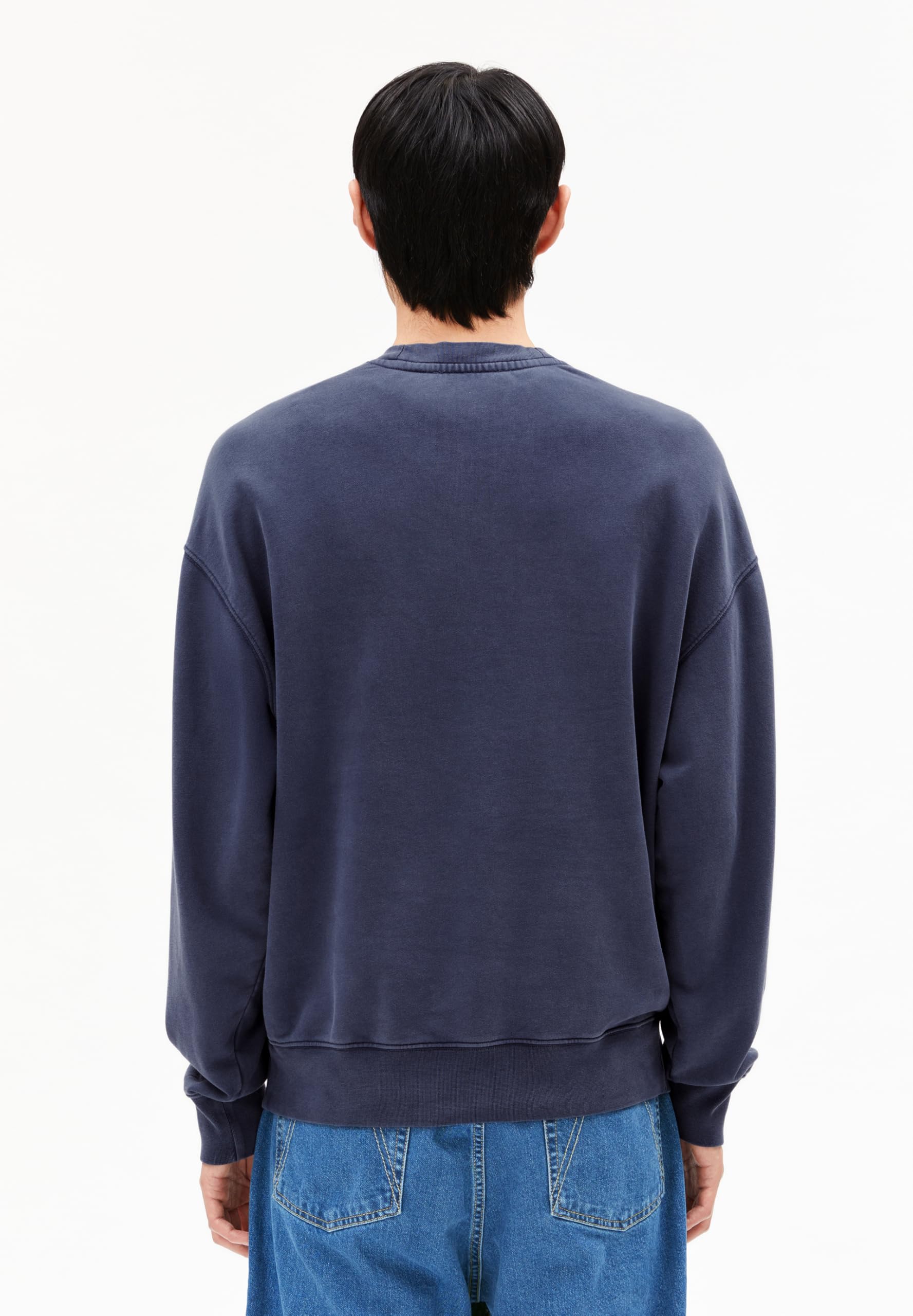ARMEDANGELS Herren Sweatshirt aus Bio-Baumwolle Iconic Å EMAAL GMT DYE Relaxed Fit