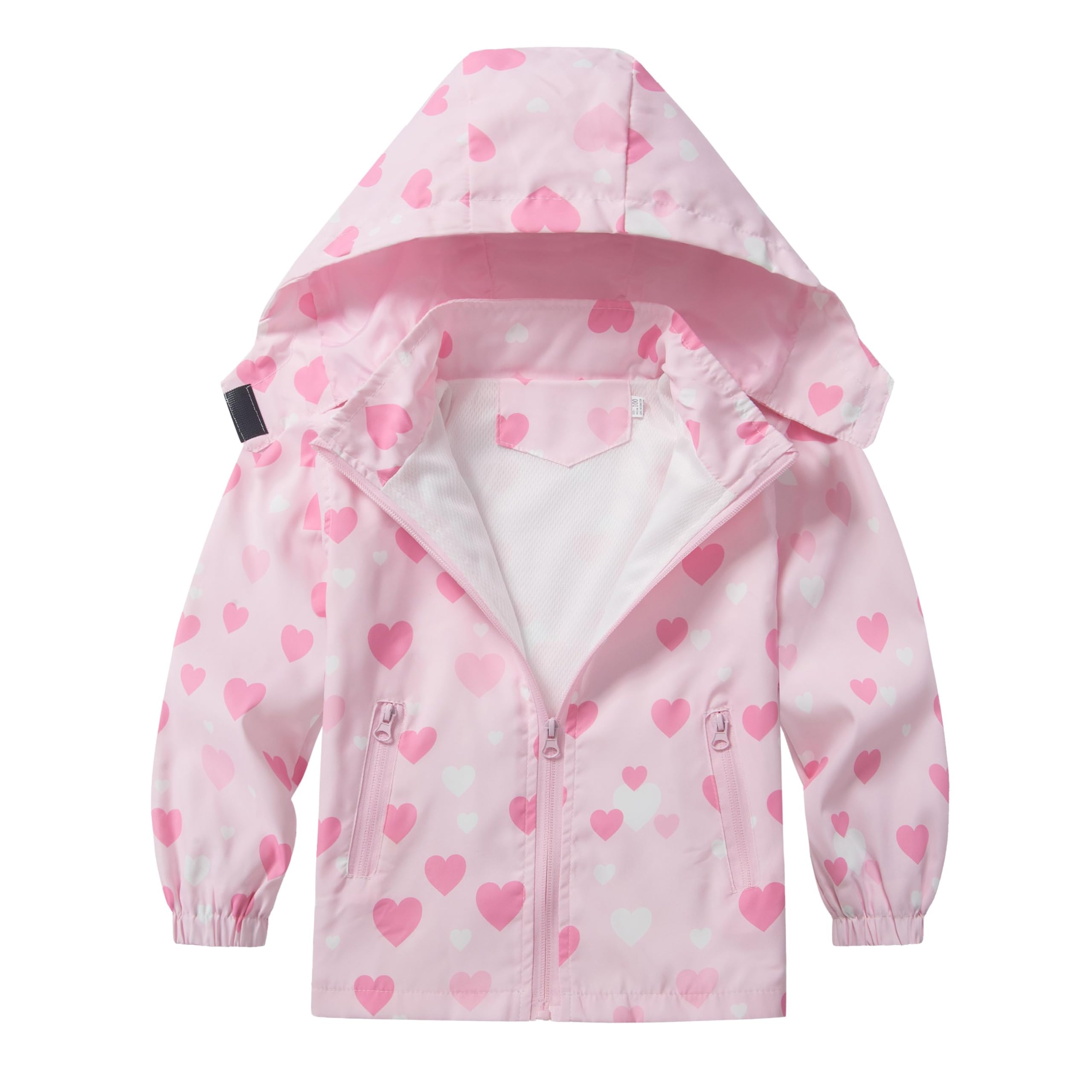 HZXVic Toddler Boys Raincoat Waterproof,Lightweight Kids Rain Poncho Jacket Windbreaker Outwear Coat
