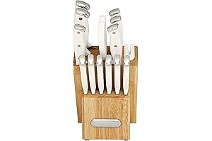 Farberware Edgekeeper Triple Riveted White Knife Set: The Solution for Culinary Excellence in Every Kitchen