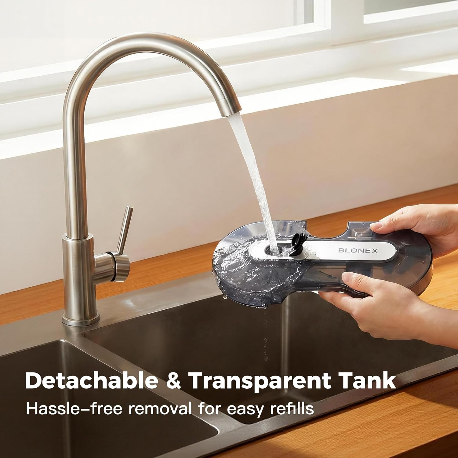 Cordless Electric Mop with Spray & Detachable Water Tank, Lightweight Electric Spin Mop with Headlights for Hardwood Tile Laminate Floors, Long-Lasting Battery, Self-Propelled Floor Cleaner