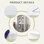 VDNEND Wooden Storage Organizer with Closed Back Panel, 11in Cube Shelf Opening, Bookshelf, Display Shelf,Closet Cabinet for Home and Office (Embossed White, 8-Cube 47.8L*9.45W*24.09H)