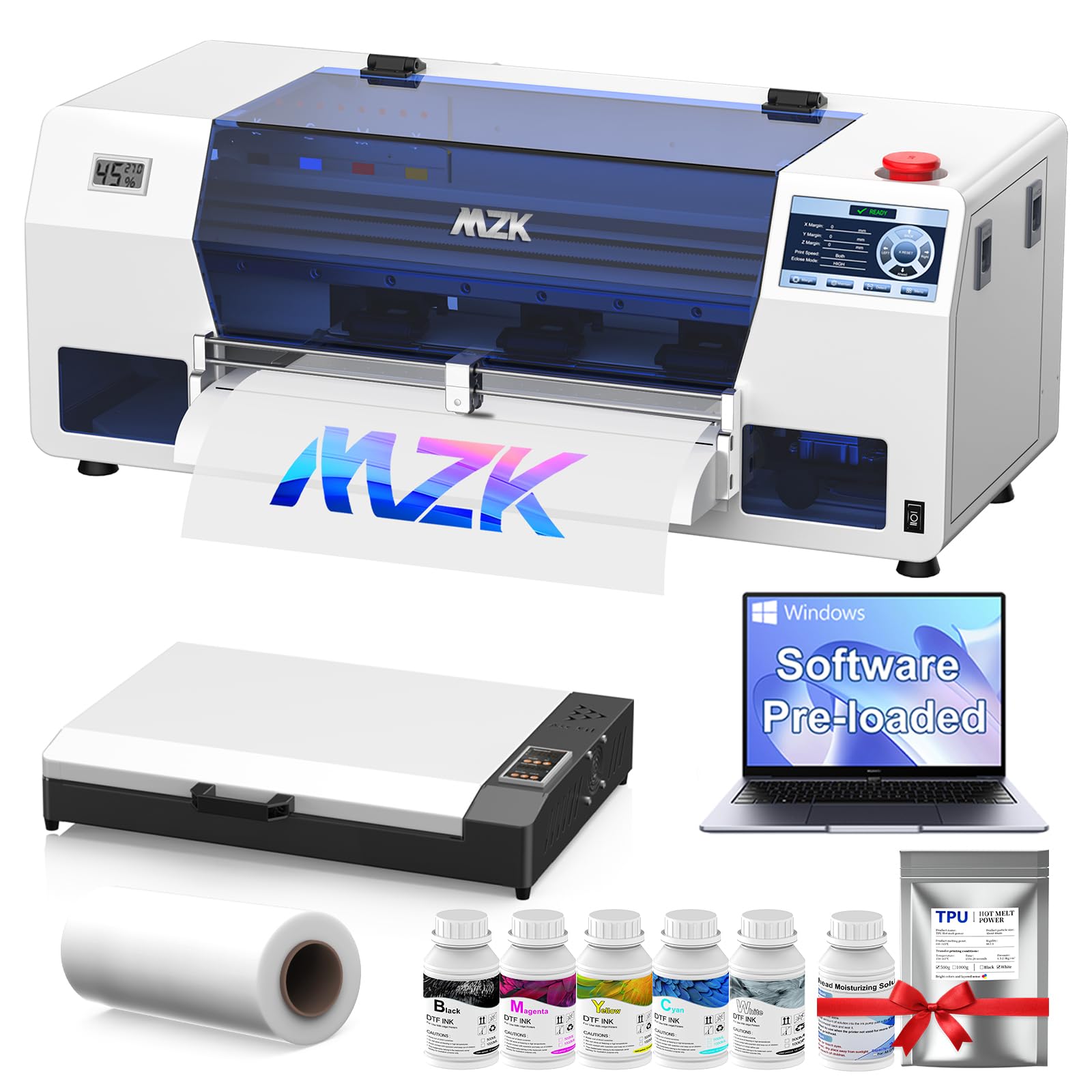 Amazon.com: MZK A3 Plus DTF Printer F1080 Printhead Durable and
