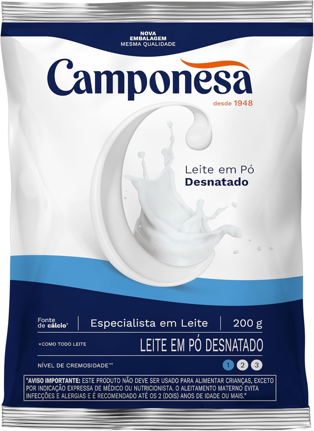 Avaliação Leite Em Pó Desnatado Camponesa 200G 1 71G5Y0Ix+El. Ac Sl1500