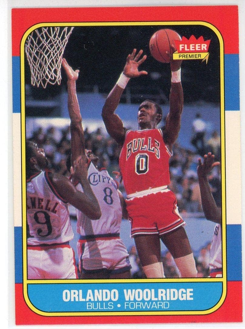 Orlando Woolridge 1986 Fleer Card #130 - Unsigned Basketball Cards
