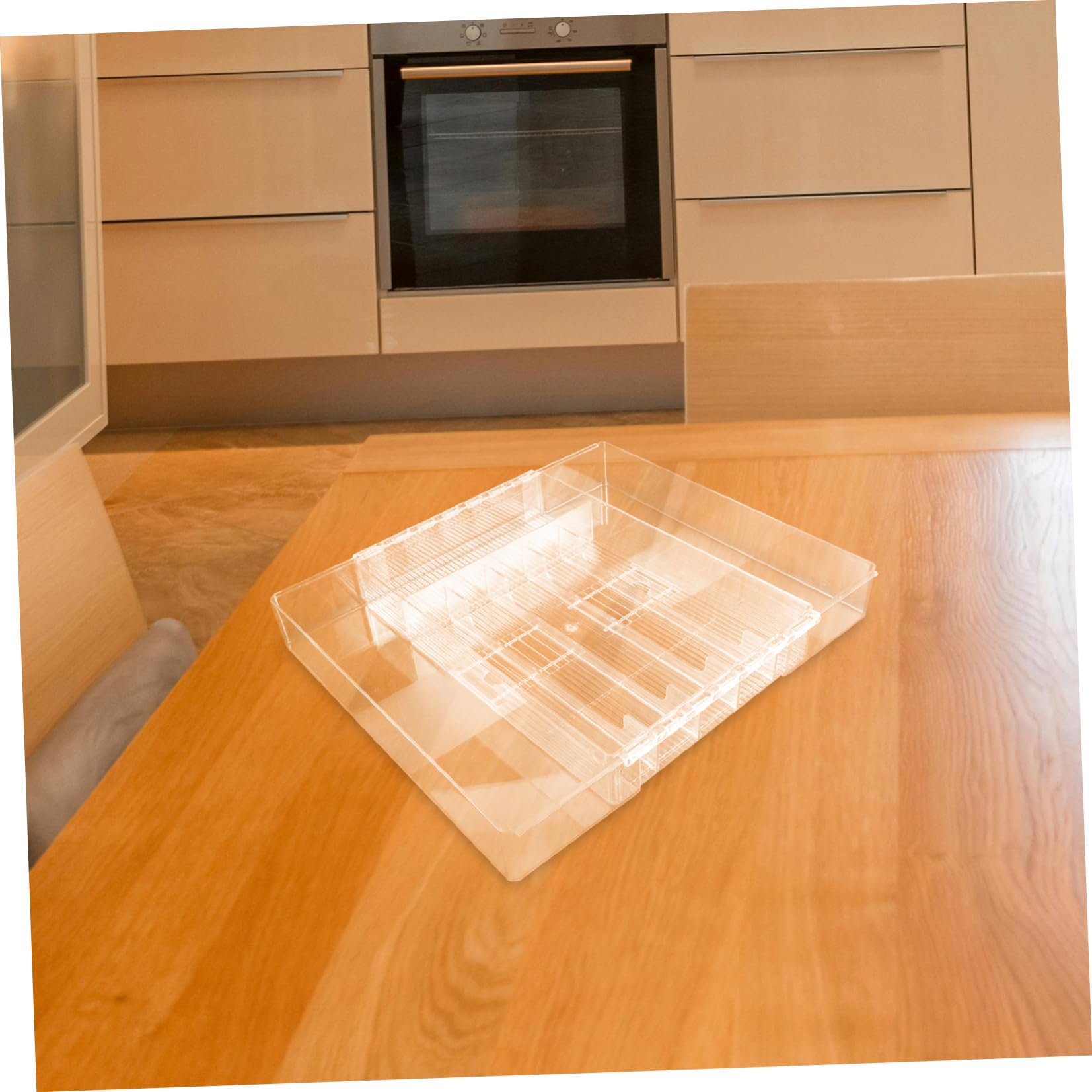Ausziehbarer Besteckkasten Acryl Kratzfest Küchenorganizer Für Schublade Multifunktional Hohe Stauraumqualität