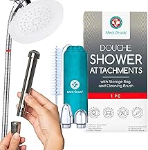 Medi Grade Enema Shower Head Set - 3-Piece Enema Set for Intimate Cleansing with Shower Head - Unisex Shower System - Men/Women - Shower Set Accessories Including Velvet Carry Bag