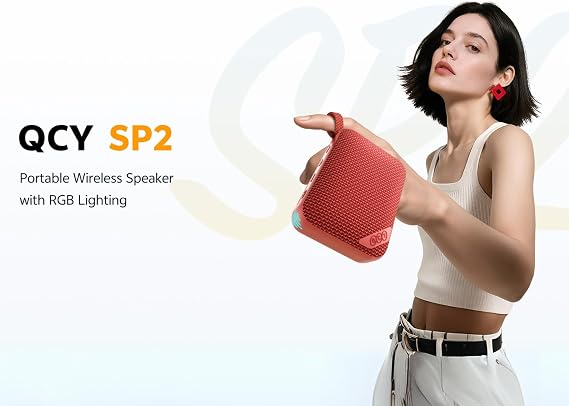 QCY SP2 RGB Bluetooth Speaker Red