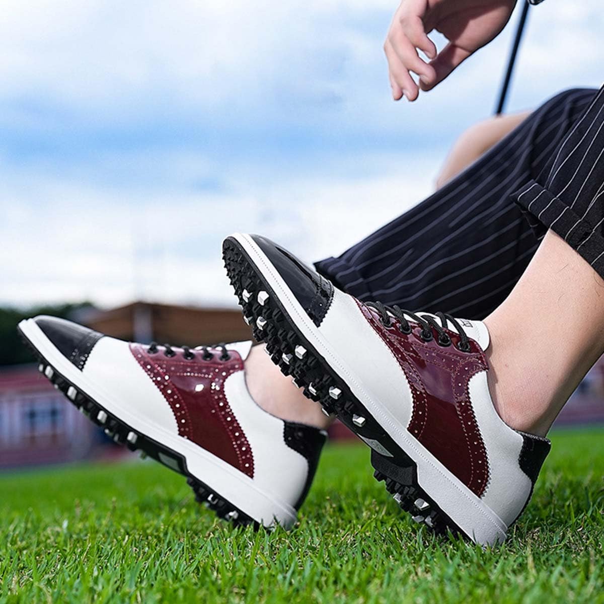 Zapatos De Golf Sin Clavos para Hombre Talla Grande