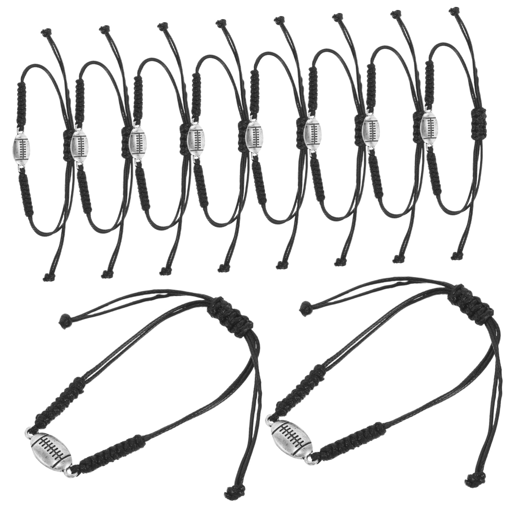 Holibanna Adjustable Baseball Player Bracelet Unique Sports Charms for Fans Collection for Baseball Basketball Soccer and Volleyball Enthusiasts