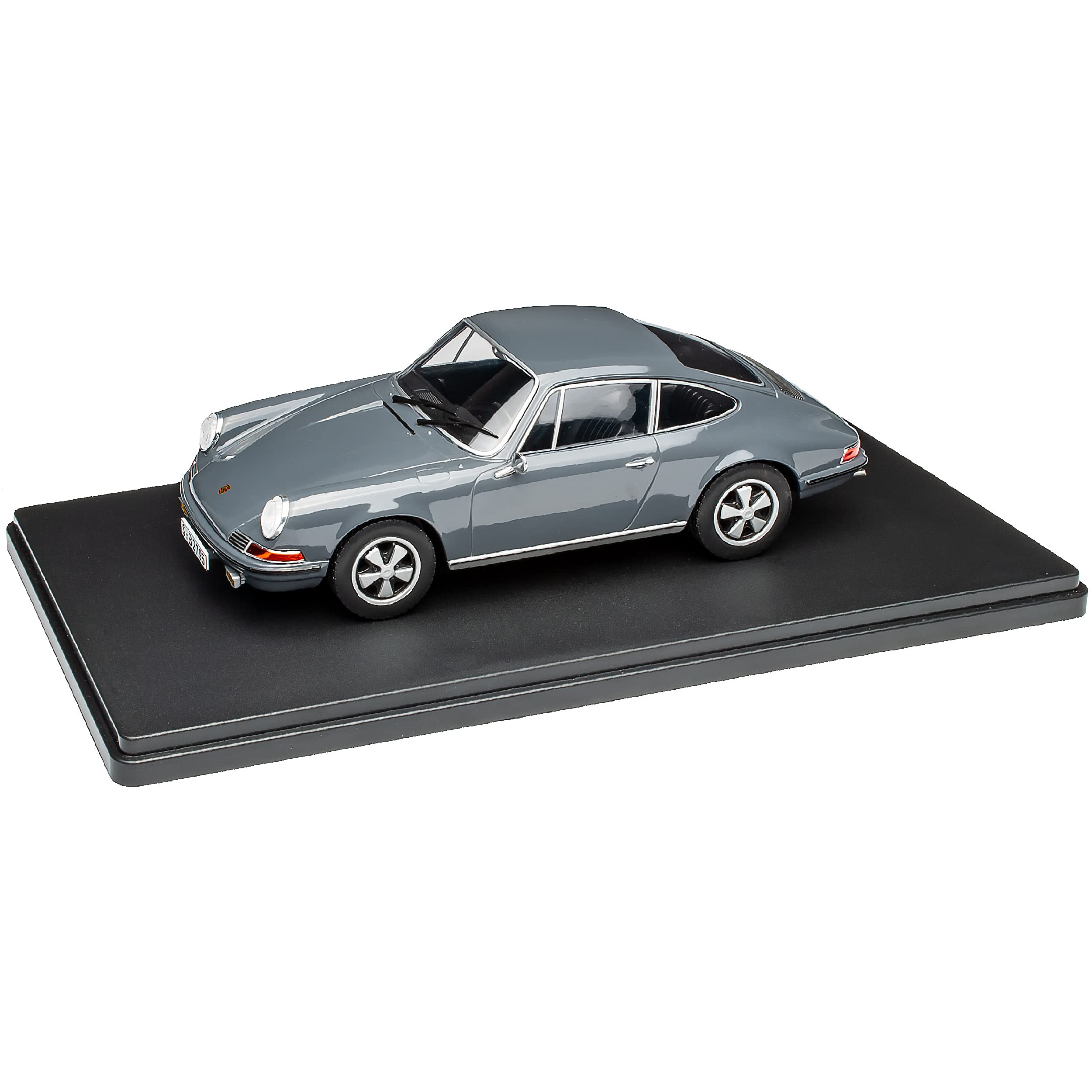 alles-meine.de GmbH Porsche 911 S Urmodell Coupe Grau 1963-1973 1/24 Whitebox Modell Auto mit individiuellem Wunschkennzeichen