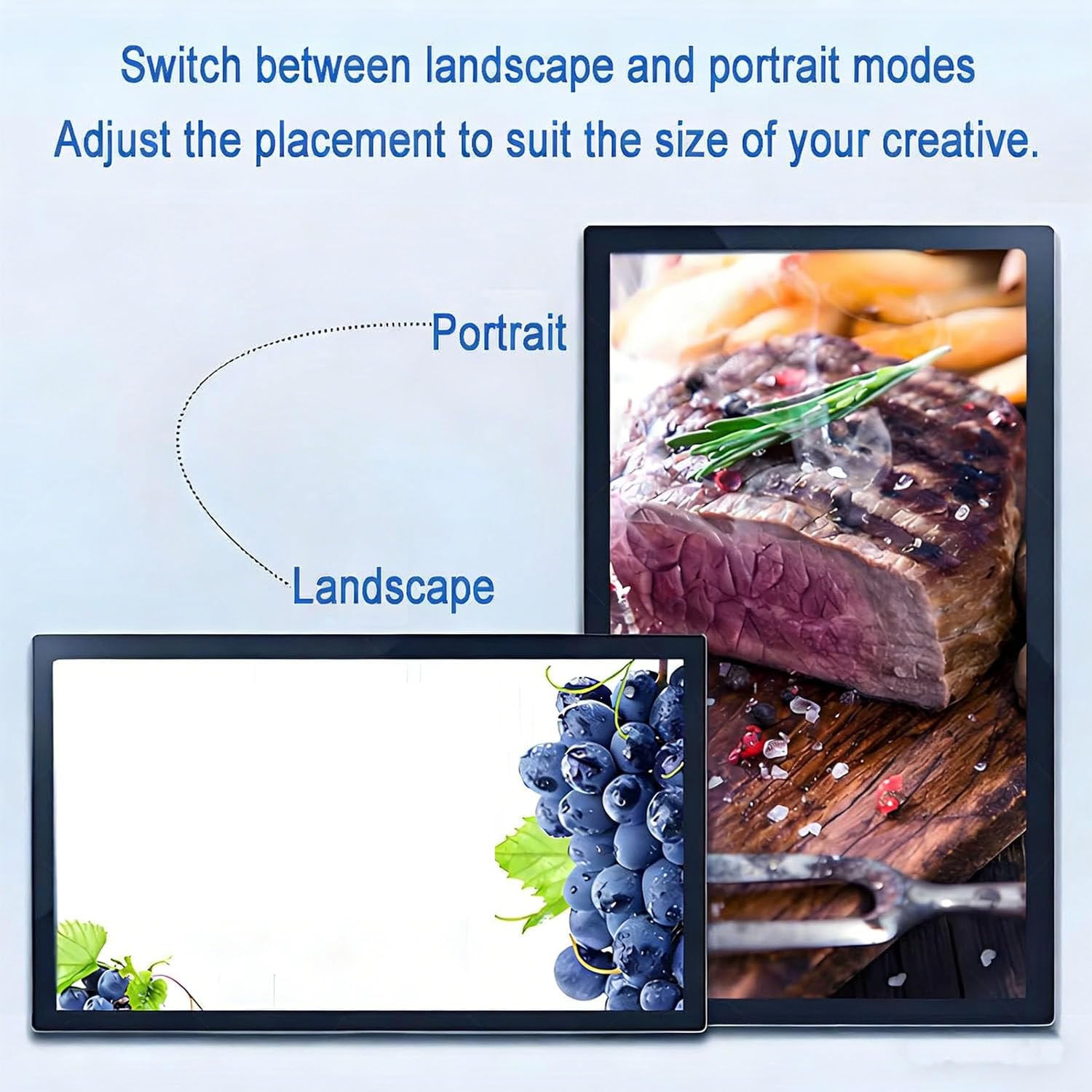 Komercyjny Odtwarzacz Multimedialny Do Reklam I Oznakowania Cyfrowego, Montowany Na śCianie Ekran Led Do Restauracji, BaróW Z Herbatą BąBelkową I SklepóW Detalicznych NonTouch-13.3"