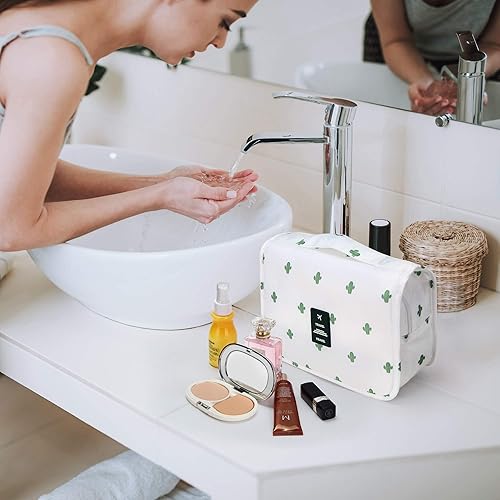 Miniatura 4 de VOCUS Neceser colgante para hombres y mujeres, de viaje, portátil, artículos de tocador, bolsas de almacenamiento, impermeables, cosméticos,