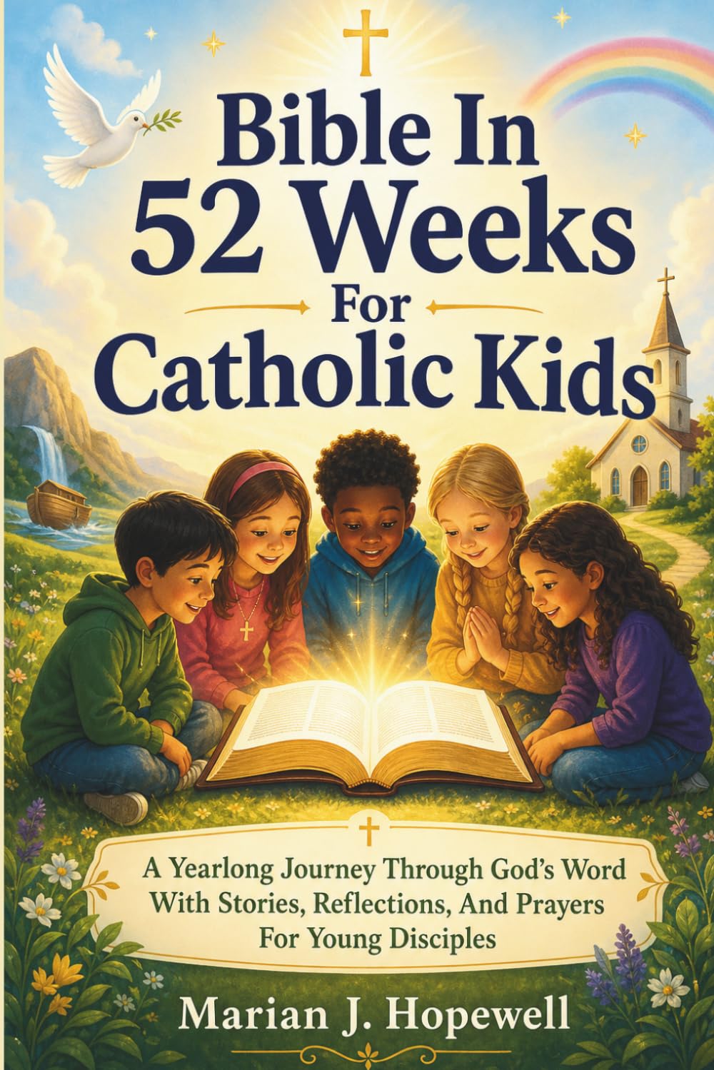 Bible in 52 Weeks for Catholic Kids: A Yearlong Journey Through God’s Word with Stories, Reflections, and Prayers for Young Disciples