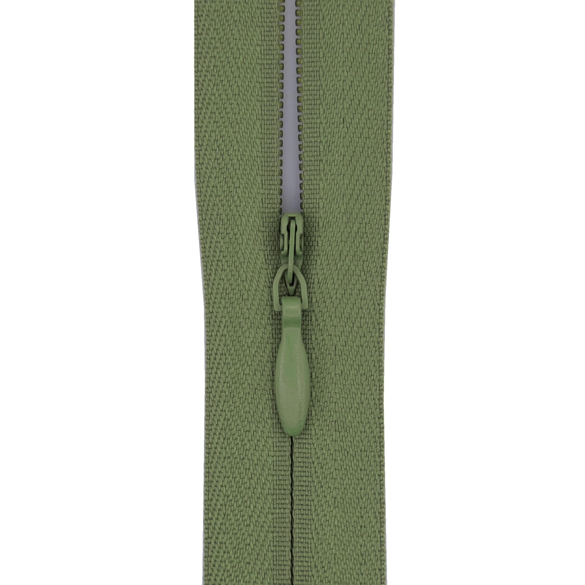 Y-Connection Deep Moss Green #3 Woven Tape Invisible Zip (Close End), 9 Inch (23Cm) For Skirts, Dress Side-Seams & Small Lumbar Cushions - Professional Nylon Coil Zips For Sewing & Dressmaking - 1 Zip (Deep Moss Green)