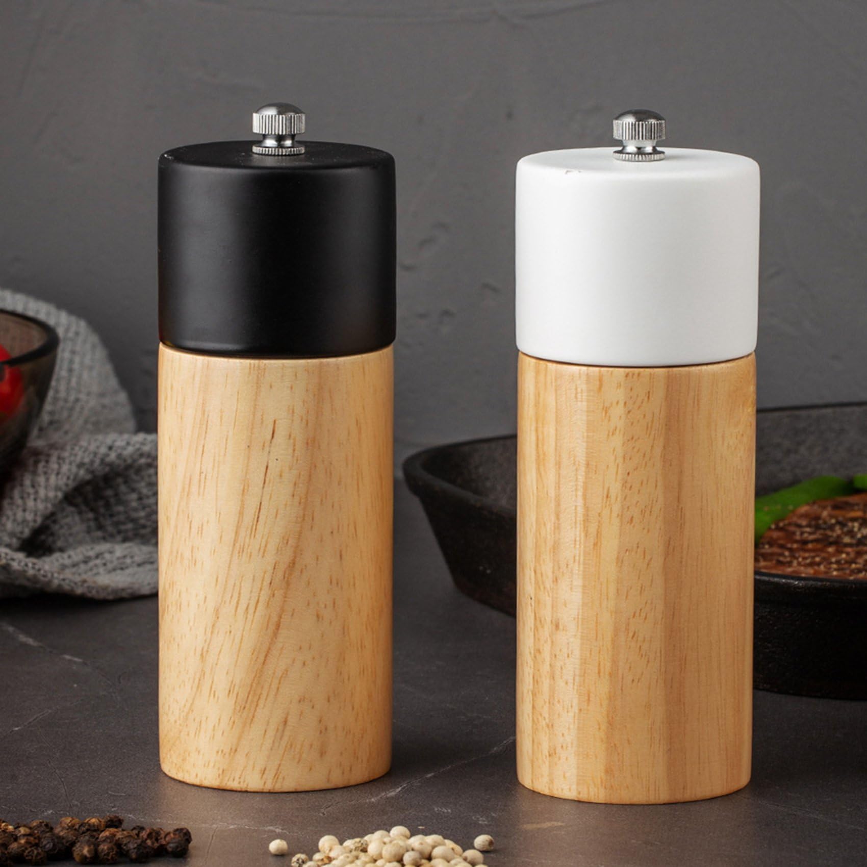 8 Pack Salz- und Pfeffer Gewürz Nüsse Mühlen Hand Gewürz Flasche Kochen Hause Küche Werkzeuge