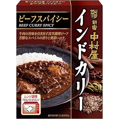 新宿中村屋 インドカリー ビーフスパイシー 200g ×5