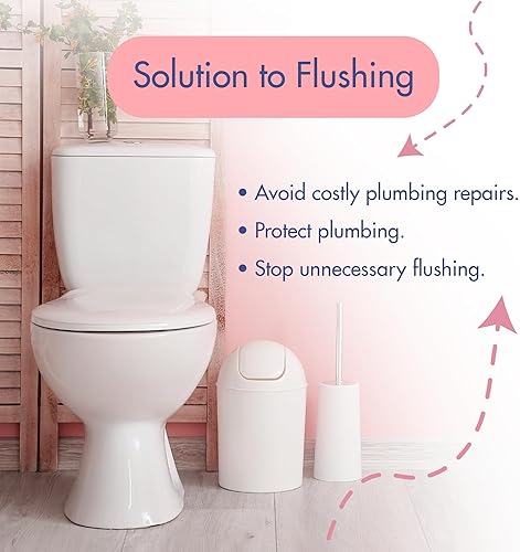 Miniatura 12 de Bolsas de eliminación de cuidado personal (50 unidades) - Para tampones, almohadillas, forros, preservativos y más - Solución de eliminación