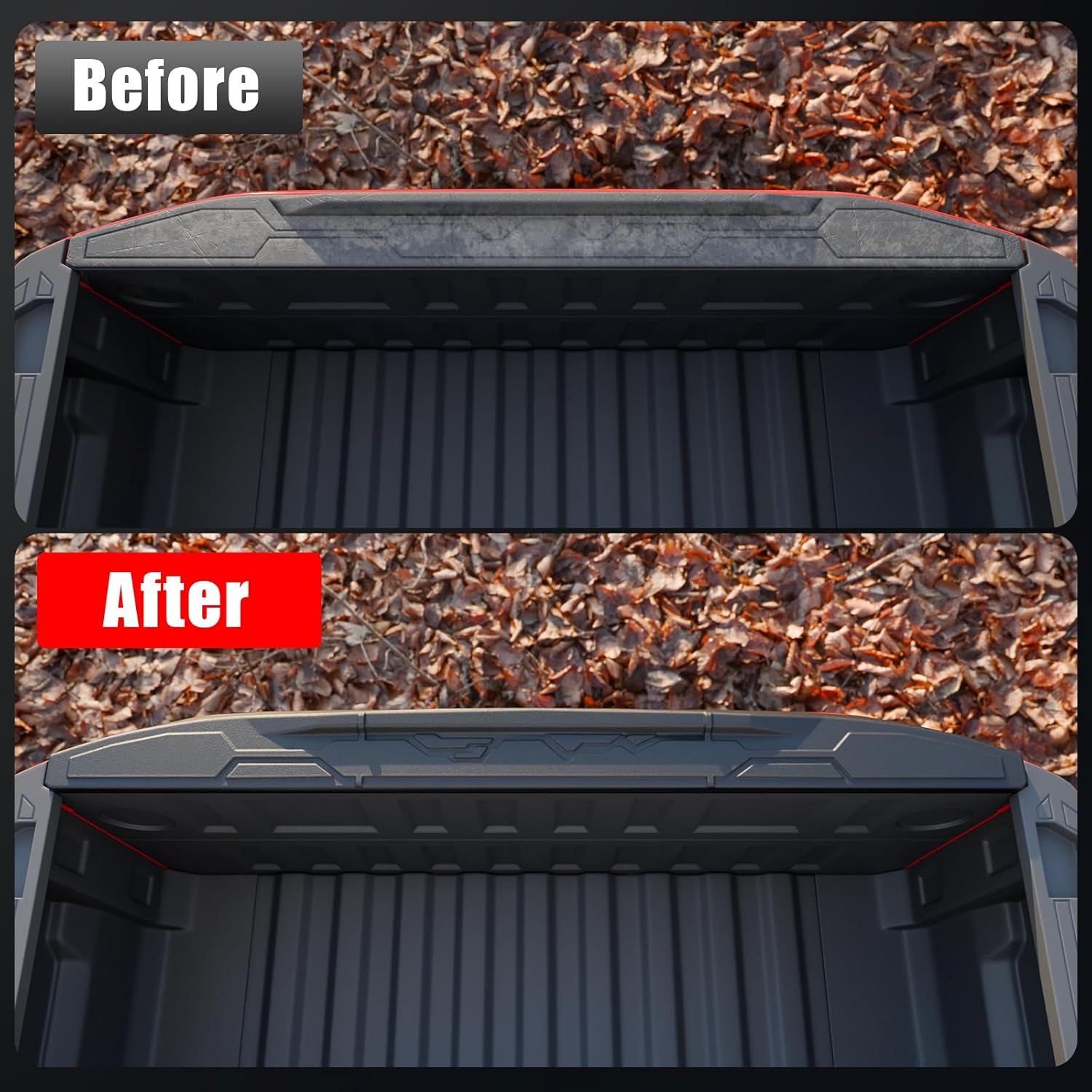 Truck Bed Cap Cover Compatible with 2023-2025 Chevrolet Colorado and GMC Canyon TPE All Weather Tailgate Cap Cover Guard Protector 1PC for 2024 Chevy Colorado Accessories