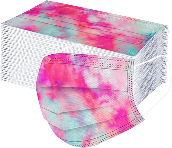 Amazon Axbdoll マスク 使い捨てマスク 不織布マスク グラデーションシリーズ 大人用マスク ファッション 快適マスク 個性マスク 三層構造 高密度フィルター グラデーションシマスク 大人用サイズ 通気性 立体 防塵 通学 通勤 お出かけ安心 Pm2 5対策 Axbdoll 布マスク