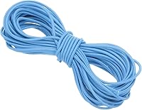 Vista 129 de PATIKIL Cuerda elástica elástica de 109 yardas (328.1 ft), cuerda elástica pesada de 0.059 in, albaricoque para manualidades, correas de gancho