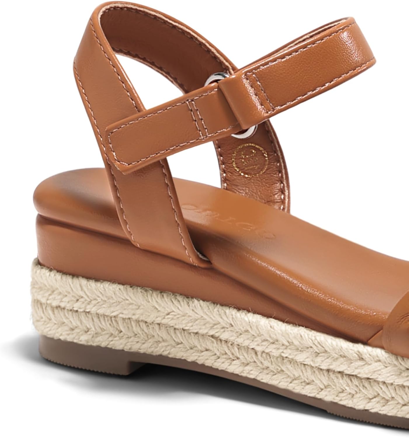 Coutgo Girls Platform Sandals Espadrille Braid Open Toe Ankle Strap Wedge Sandals Summer Dress Shoes for Toddler/Little/Big Kids - Image 6