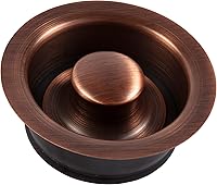 Vista 2 de SinkSense - Desagüe de brida de eliminación de 3.5 pulgadas con tapón, cobre antiguo