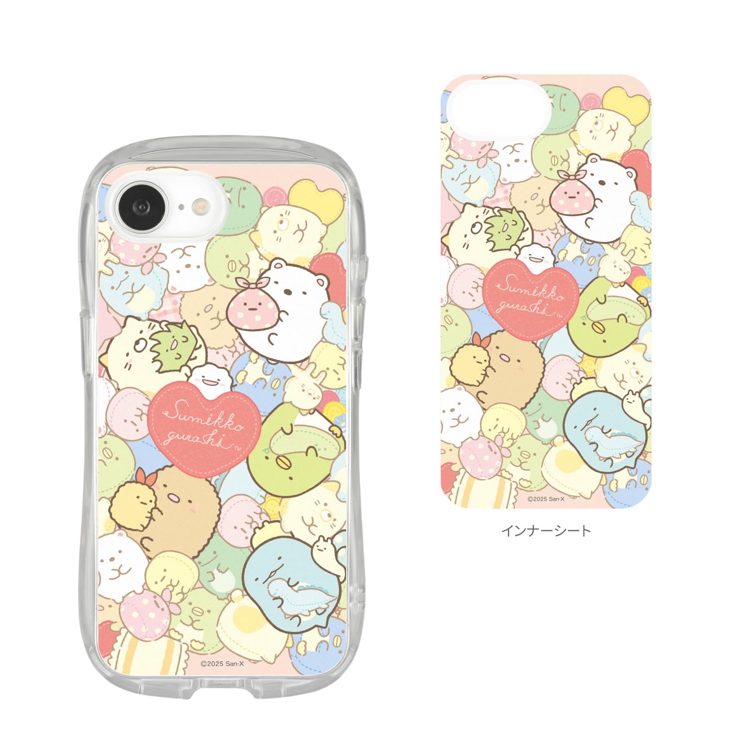 Amazon.co.jp: グルマンディーズ すみっコぐらし iPhone16e 対応