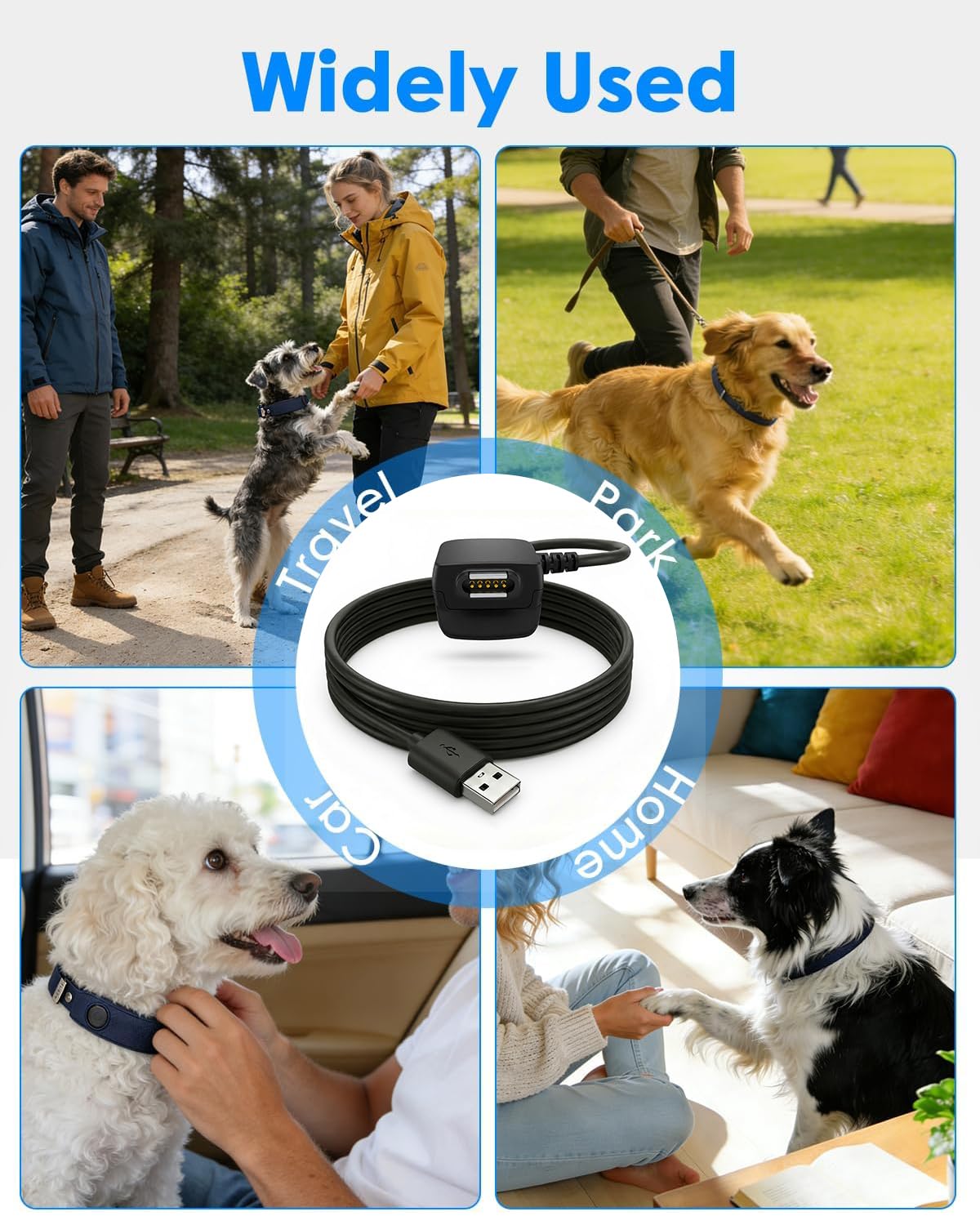 Cavo di ricarica magnetico compatibile con Halo Collar 4 5 Dog Fence USB