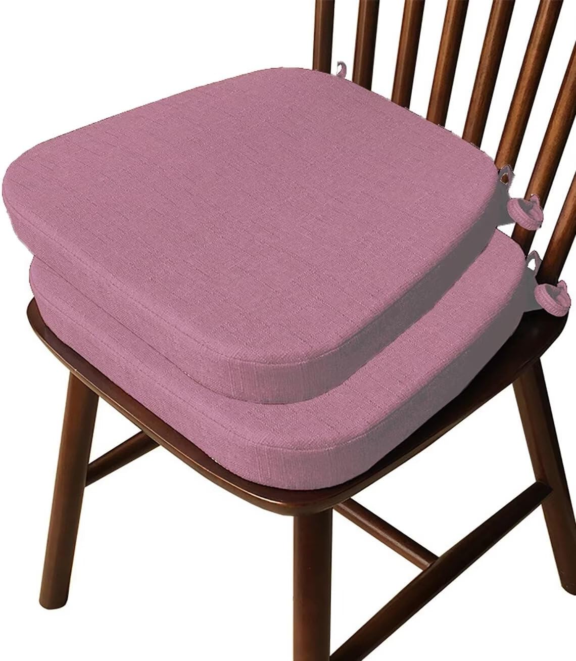 滑り止めチェアクッション フォームシートパッド 紐付き 取り外し可能 ソフト ダイニング&amp;ガーデン 快適 43x42 cm 